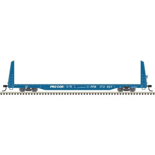 62′ Bulkhead Flatcar - Ready to Run, HO Scale, Trainman 20007954