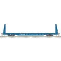 62′ Bulkhead Flatcar - Ready to Run, HO Scale, Trainman 20007954