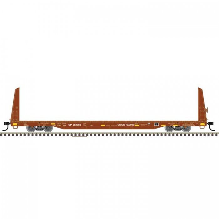 62′ Bulkhead Flatcar - Ready to Run, HO Scale, Trainman 20007960