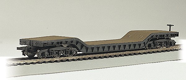Silver Series(R) Depressed-Center Flatcar - Ready to Run, N Scale, Bachmann Industries 71399