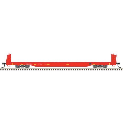 62′ Short-Bulkhead Flatcar - Ready to Run, HO Scale, Trainman 20007967