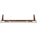 62′ Bulkhead Flatcar - Ready to Run, HO Scale, Trainman 20007951