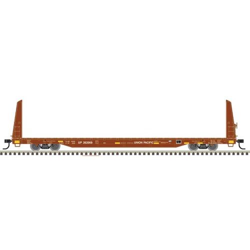 62′ Bulkhead Flatcar - Ready to Run, HO Scale, Trainman 20007961