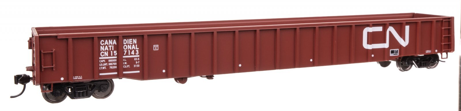 65′ Thrall Mill Gondola - Ready To Run, HO Scale, WalthersProto 105415