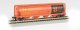 Canadian Cylindrical 4-Bay Grain Hopper - Ready to Run - Silver Series(R), N Scale, Bachmann Industries 19154