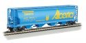 Canadian Cylindrical 4-Bay Grain Hopper - Ready to Run - Silver Series(R), N Scale, Bachmann Industries 19155