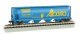 Canadian Cylindrical 4-Bay Grain Hopper - Ready to Run - Silver Series(R), N Scale, Bachmann Industries 19155