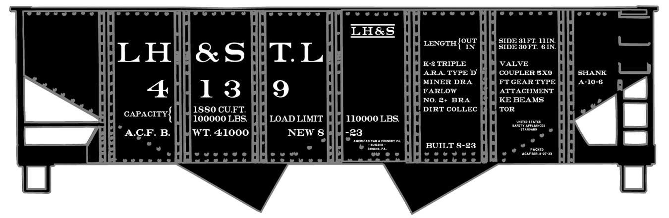 USRA 55-Ton 2-Bay Hopper - Kit, HO Scale, Accurail Inc 2437