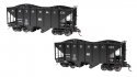 2-Bay Steel Hopper 2-Pack - Ready to Run - Spectrum(R), On30 Scale, Bachmann Industries 27901