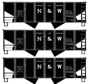 USRA 55-Ton 2-Bay Open Hopper 3-Pack - Kit, HO Scale, Accurail Inc 8152