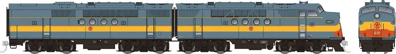 EMD FT A-B Set - Sound and DCC, HO Scale, Rapido Trains Inc 53526