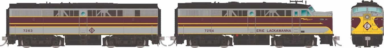 Alco FA1-FB1 Set - Sound and DCC, HO Scale, Rapido Trains Inc 37547