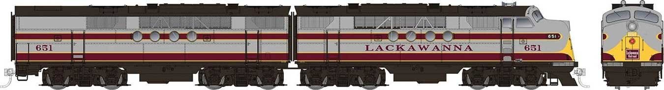 EMD FT A-B Set - Sound and DCC, HO Scale, Rapido Trains Inc 53520