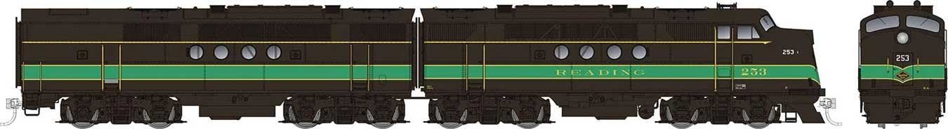 EMD FT A-B Set - Sound and DCC, HO Scale, Rapido Trains Inc 53532