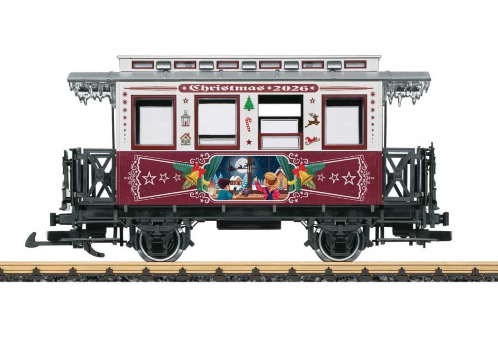 Wooden 2-Axle Passenger Car - Ready to Run, G Scale, LGB 36026