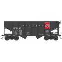 55-Ton Fishbelly Hopper - Ready to Run - Reading - H0 - Bowser Manufacturing Co. 43090