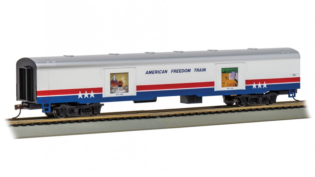72′ Exhibit (Converted Baggage) Car - Ready to Run, HO Scale, Bachmann Industries 19903