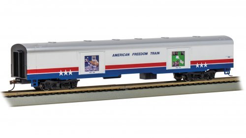 72′ Exhibit (Converted Baggage) Car - Ready to Run, HO Scale, Bachmann Industries 19904