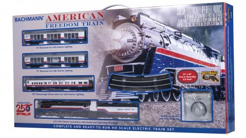 American Freedom Train Starter Train Set - Standard DC, HO Scale, Bachmann Industries 789