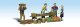 Farmer′s Market & Accessories - Scenic Accents(R), HO Scale, Woodland Scenics 1896