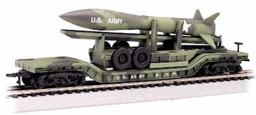 Silver Series(R) Depressed-Center Flatcar - Ready to Run, N Scale, Bachmann Industries 71396