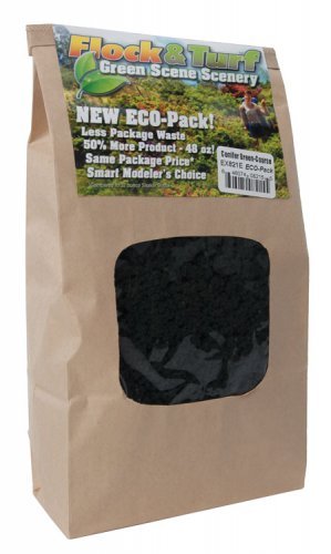 Flock & Turf Ground Cover ECO Pack Bag - 48oz 1.4L, ALL Scales, Scenic Express 821E