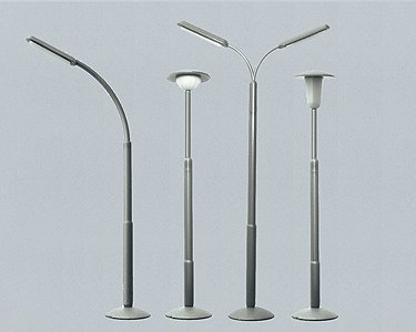 Streetlight Set Nonworking, HO Scale, Faller Gmbh 180538