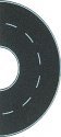 Streets/Roadway - Curve, HO Scale, Busch Gmbh & Co Kg 1103