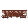 55-Ton Fishbelly Hopper - Ready to Run - Western Maryland - H0 - Walthers 6-43091