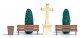 Stone Cross Scene, N Scale, Busch Gmbh & Co Kg 8110