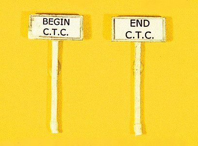 Custom Railroad Right-of-Way Signs, HO Scale, JL Innovative Design 838