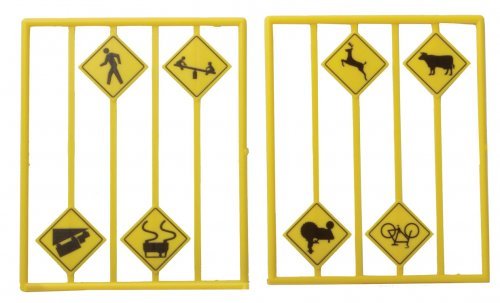 Picture Warning Signs, O Scale, Tichy Train Group 2076