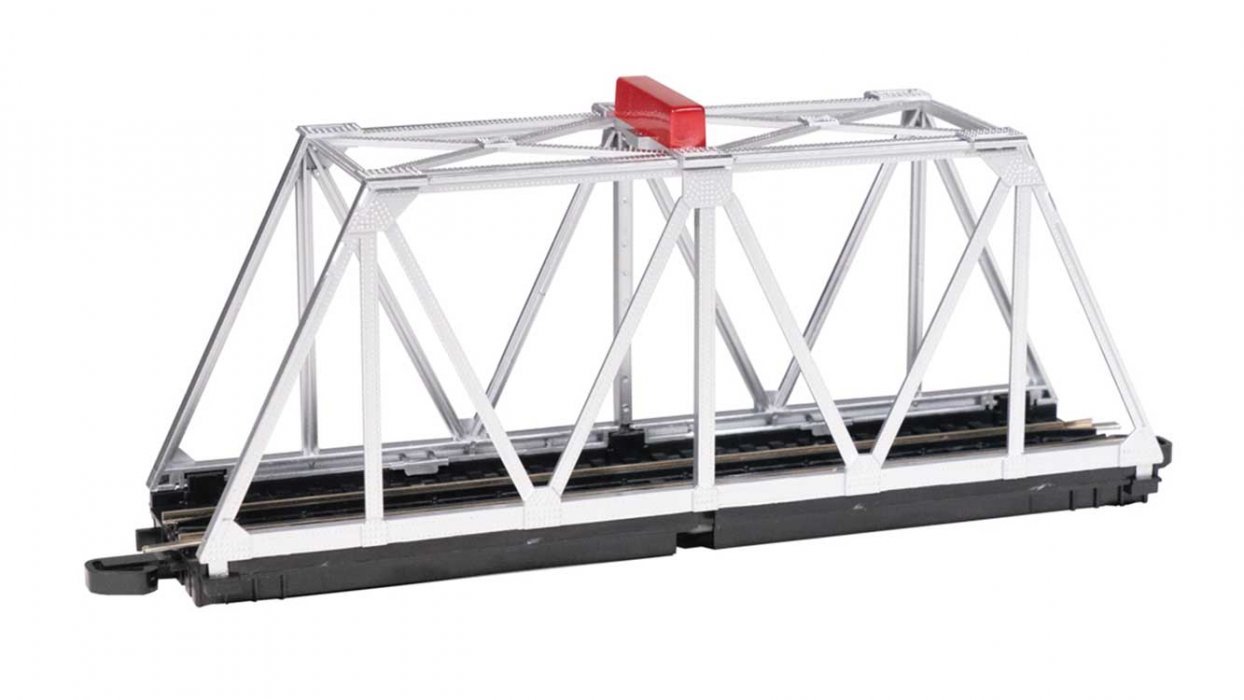 Truss Bridge with Blinking Light - E-Z Track(R), HO Scale, Bachmann Industries 44478