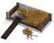 Compost Pile w/Concrete Baseplate and Wooden Side Beams (plastic and wood), HO Scale, Busch Gmbh & Co Kg 1526