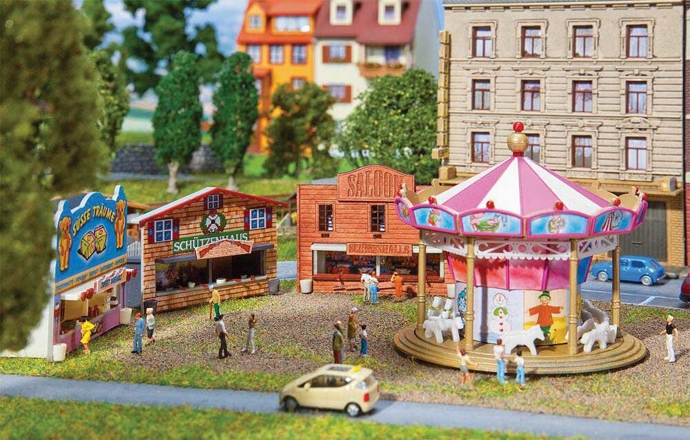 Funfair Set, N Scale, Faller Gmbh 231722