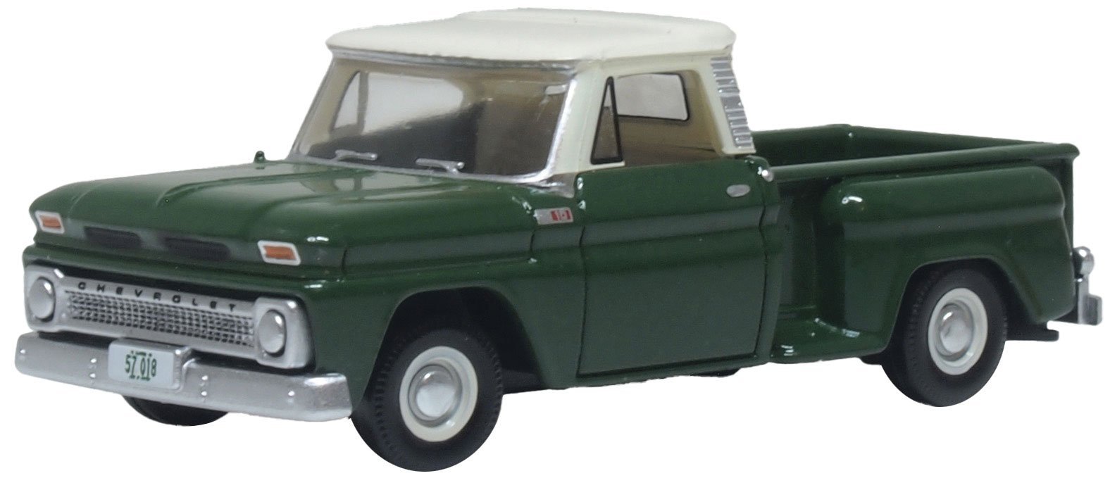 1965 Chevrolet Stepside Pickup - Assembled, HO Scale, Oxford Diecast 87CP65008
