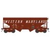 55-Ton Fishbelly Hopper - Ready to Run - Western Maryland - H0 - Walthers 6-43092