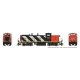 GMD-1 4-Axle Version - Standard DC -- Canadian National 1408 (Stripe Scheme, black, white, red), HO, Rapido Trains Inc 10060