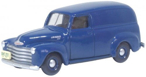 1950 Chevrolet 3100 Cargo Van - Assembled, HO Scale, Oxford Diecast 87CV50006