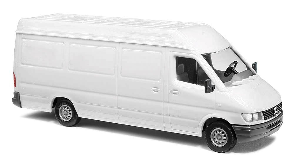 1995 Mercedes-Benz Sprinter High-Roof Cargo Van - Kit, HO Scale, Busch Gmbh & Co Kg 60252