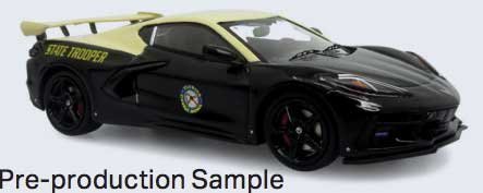 2023 Chevrolet Corvette C8 Interceptor - Assembled, 1/43 Scale, Iconic Replicas 430660