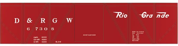 Railroad Decal Set, HO Scale, Tichy Train Group 10126