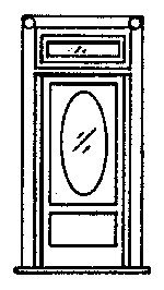 Door, HO Scale, Grandt Line Products Inc 5042