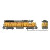 EMD GP40 - Standard DC -- Union Pacific 594 (1997, Armour Yellow, gray, red, red Frame Stripe), HO, Rapido Trains Inc 40028