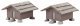 Hay Barn 2-Pack, HO Scale, Faller Gmbh 130636