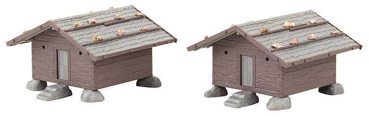 Hay Barn 2-Pack, HO Scale, Faller Gmbh 130636