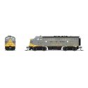 EMD F3A - Sound and DCC - Paragon4(TM) -- Clinchfield 800 (Restored Museum Scheme, gray, yellow), N, Broadway Limited Imports 92