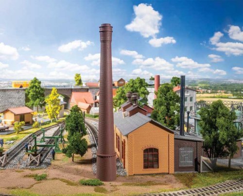 Industrial Chimney, HO Scale, Faller Gmbh 131336