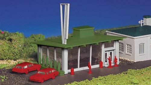 Coffee Shop - Plasticville U.S.A.(R), HO Scale, Bachmann Industries 45102