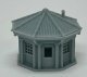 Octagon Building with Roof, Z Scale, Phoenix Precision Models 34800